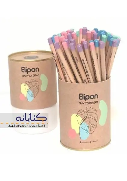 مداد مشکی وودی شش گوش الیپون - 1