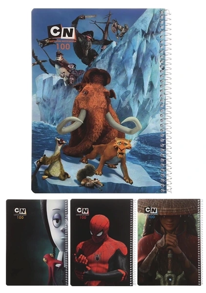 دفتر تک خط 100 برگ ایده (سیمی)