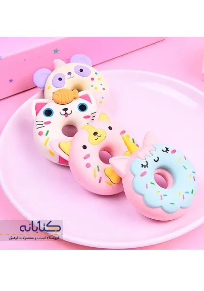 پاکن طرح دونات گربه ای - 1