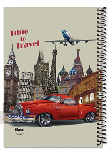 دفتر تک خط 80 برگ الیپون - 6