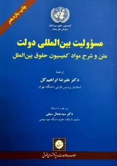 کتاب مسئولیت بین المللی دولت | ابراهیم گل