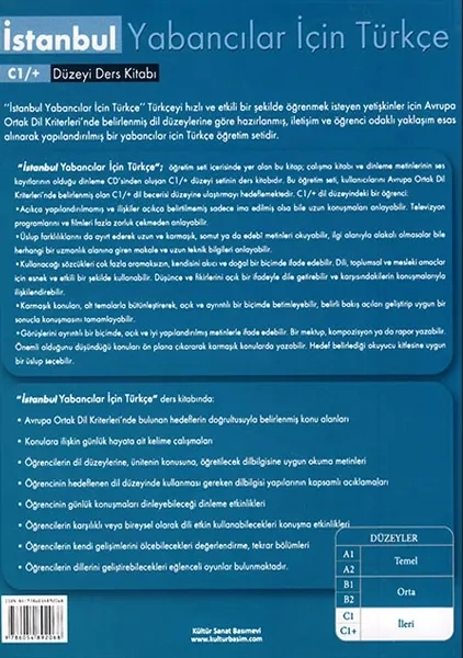 کتاب آموزش زبان ترکی استانبولی ISTANBUL C1