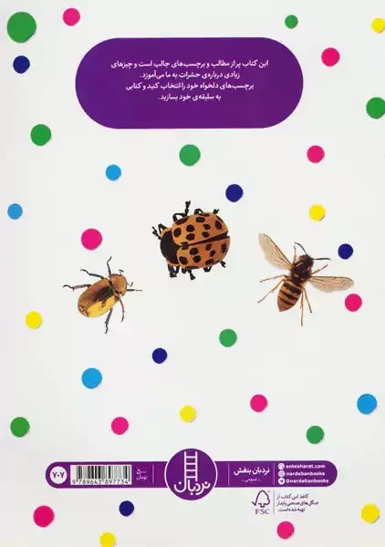 کتاب حشرات (بچسبان و بیاموز 9)