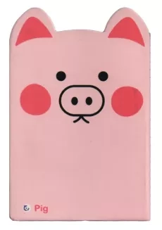 دفترچه یادداشت حیوانات با نمک (خوک:12010)