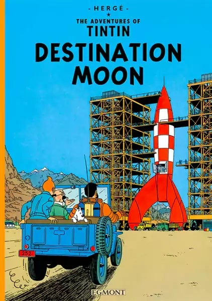 کتاب Destination moon) Tin Tin)