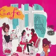 کتاب رنگ آمیزی کافه