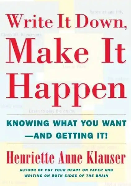 کتاب Write It Down Make It Happen