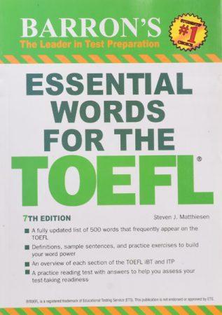 خرید کتاب Essential Words For The Toefl