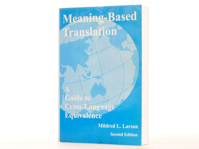 کتاب Meaning Based Translation (2nd) کتابانه
